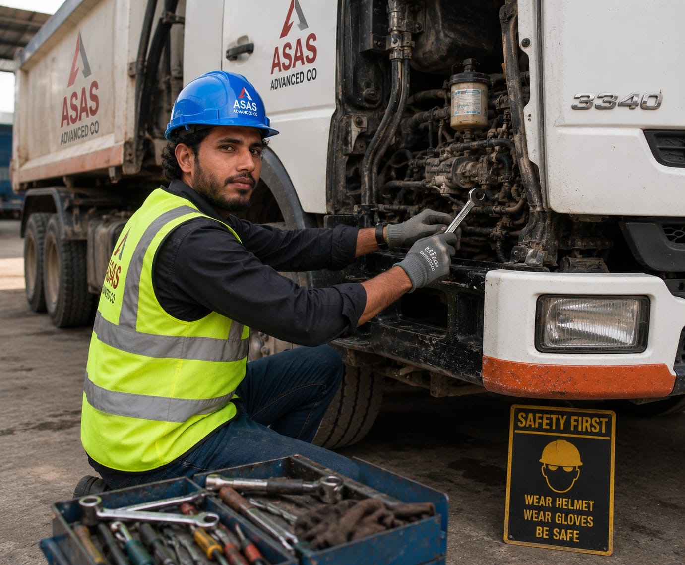 ASAS Advanced Co concrete block production factory in Saudi Arabia