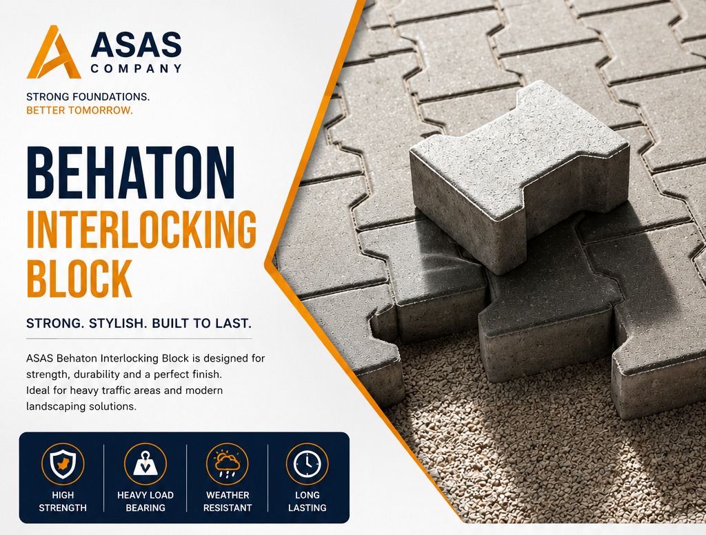 ASAS Advanced Co concrete block production factory in Saudi Arabia