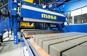 ASAS Advanced Co concrete block production factory in Saudi Arabia