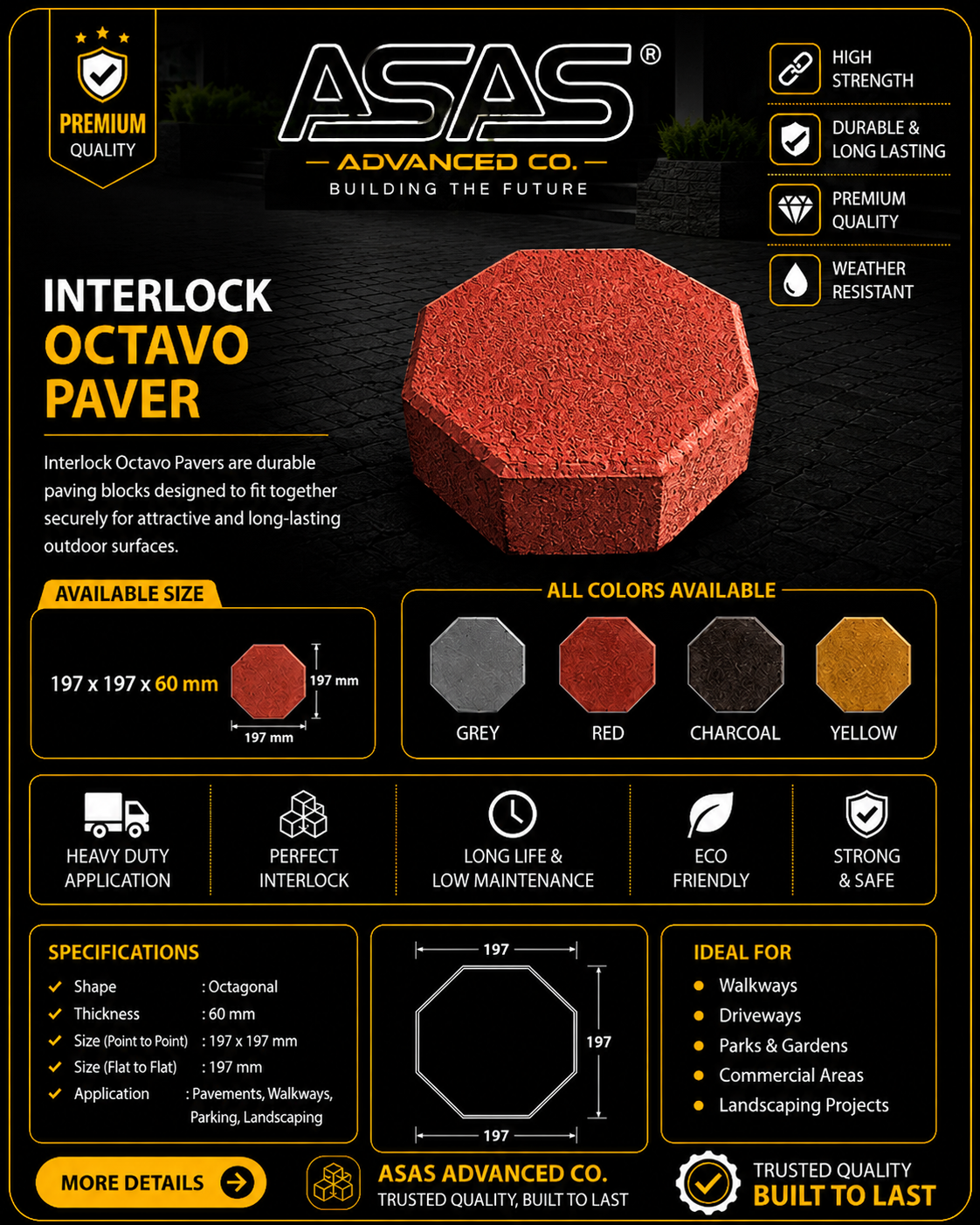 ASAS Advanced Co concrete block production factory in Saudi Arabia