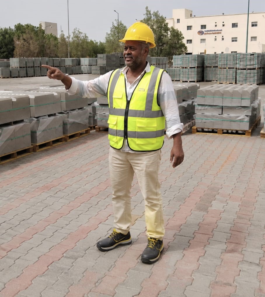 ASAS Advanced Co concrete block production factory in Saudi Arabia